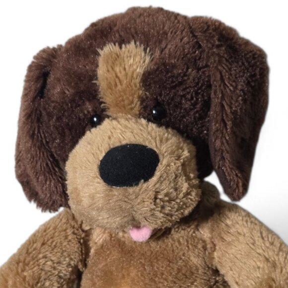 Build-A-Bear Brown Puppy Dog Plush Stuffed Animal – 16" Soft Cuddly Toy - Picture 2 of 9